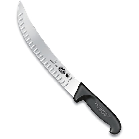 Swiss Army Brands Victorinox 40634 Kitchen Fibrox Pro Black Cimeter, 10In Granton Blade VIC-5.7323.25
